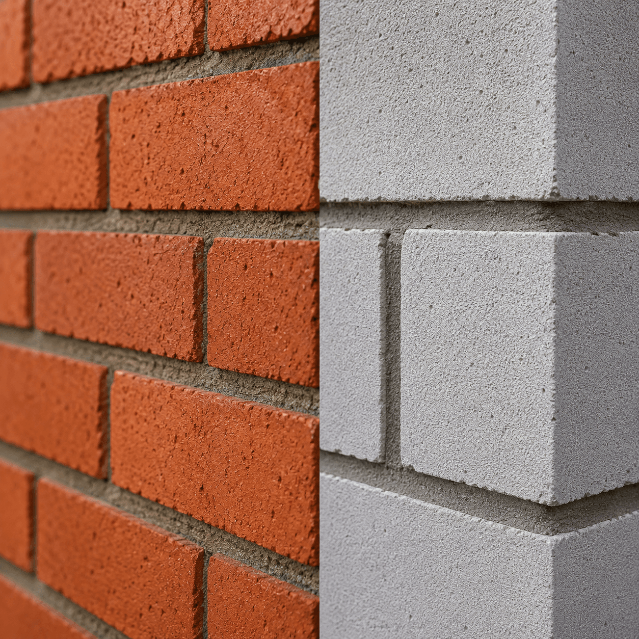 Red Clay Bricks & AAC Blocks