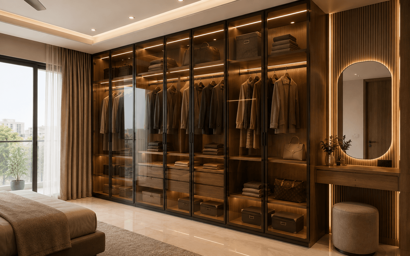 Floor-to-Ceiling Wardrobes