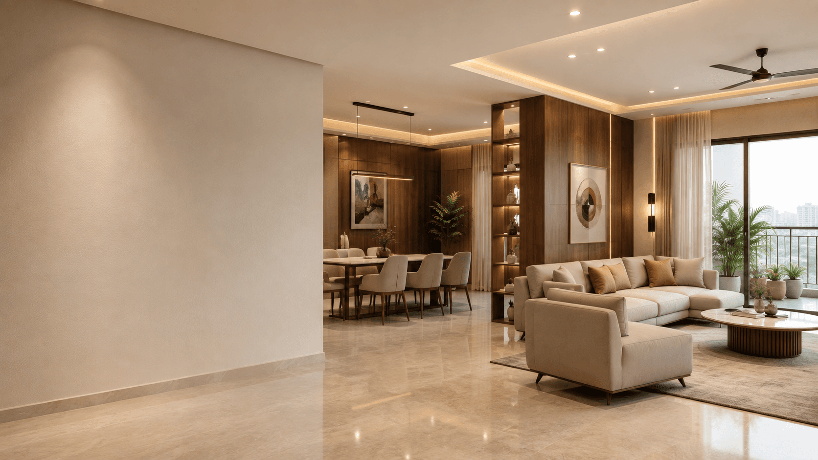 Hall room interior services