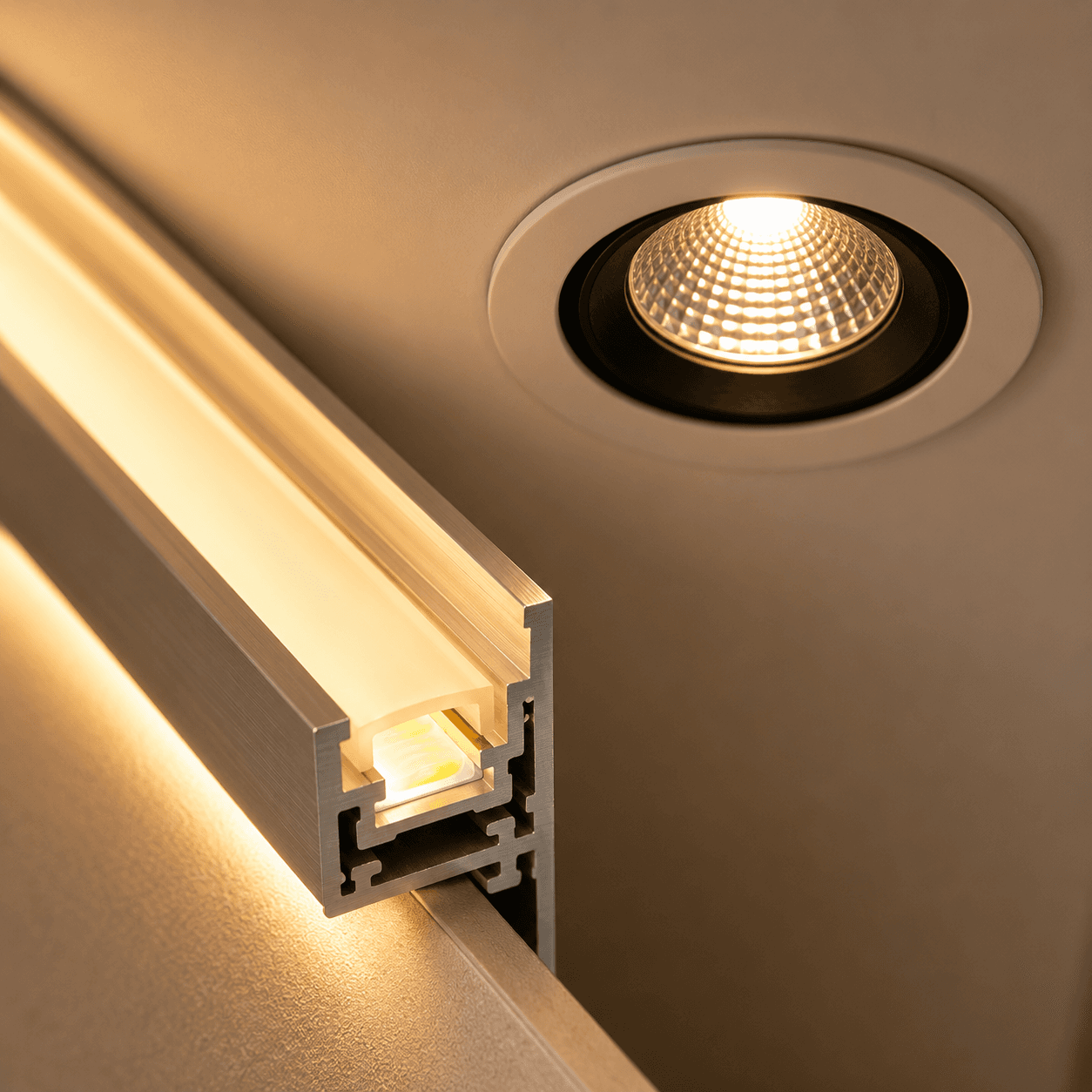 Architectural 3000K Warm LED Lighting