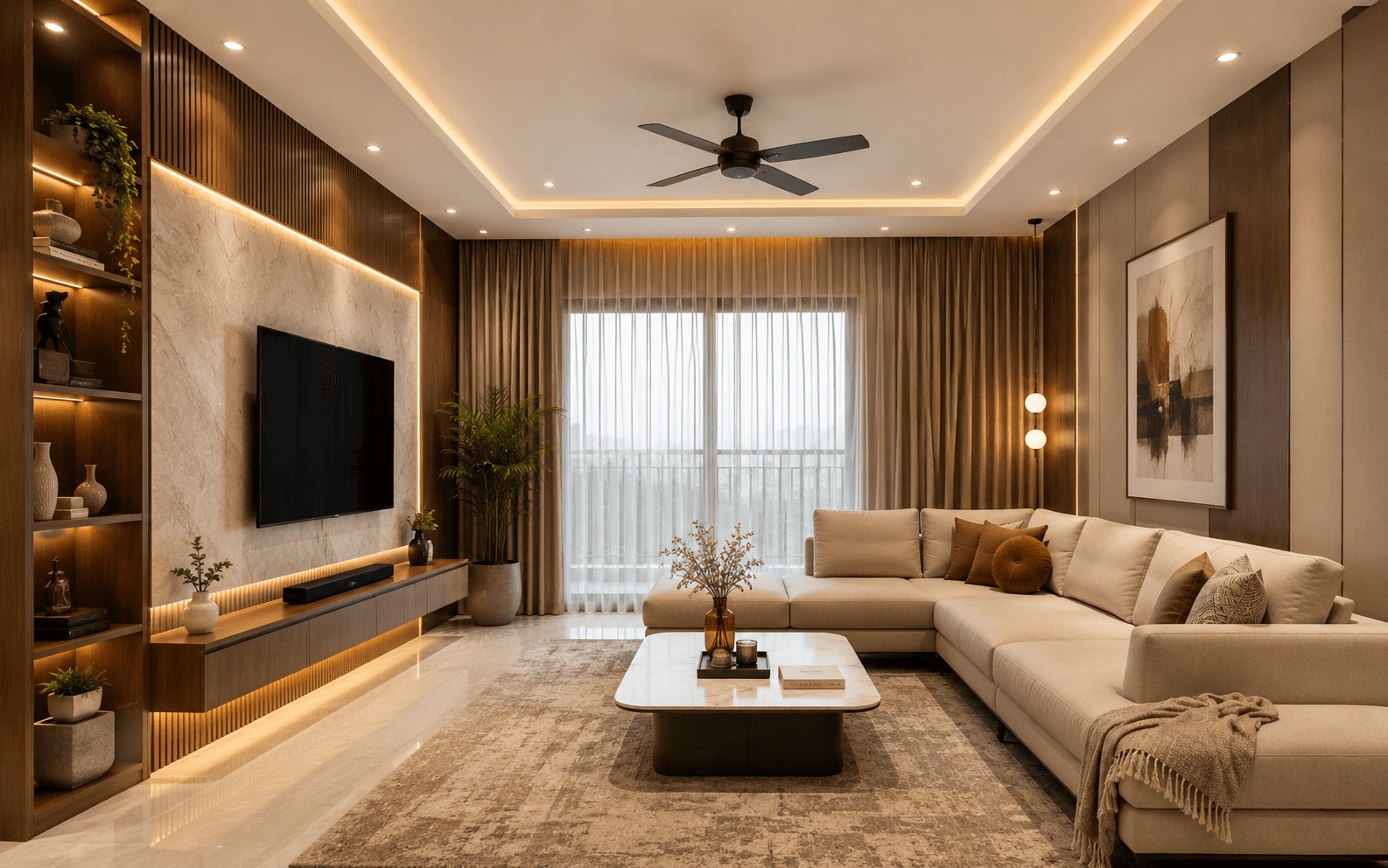 Living Room Joinery & TV Walls